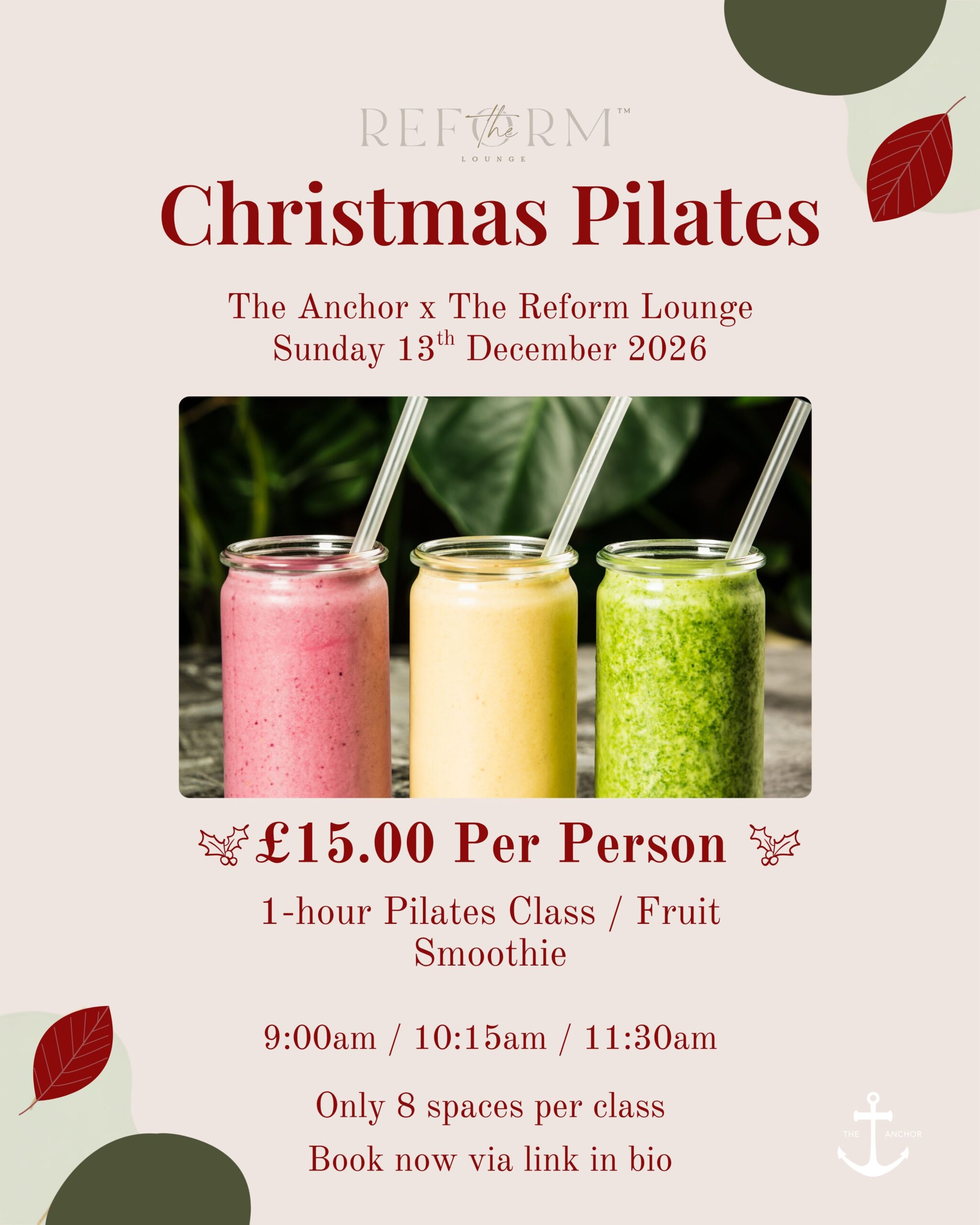 Morning Matcha & Pilates Flyer